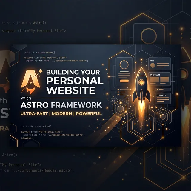 Imagen de portada: Cómo monté mi sitio personal con Astro y por qué lo recomiendo